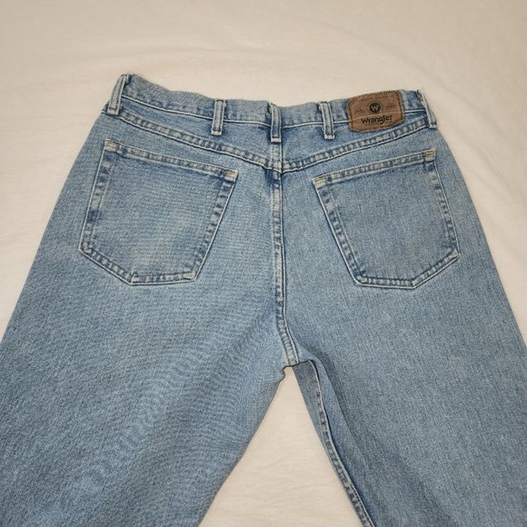 Vintage WRANGLER GORPCORE Festival Straight Leg Hi-Rise UNISEX Jeans Size 34X29 - Picture 11 of 16